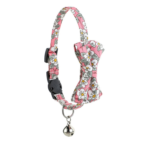 Summer Kitten Flower Collars with Bells